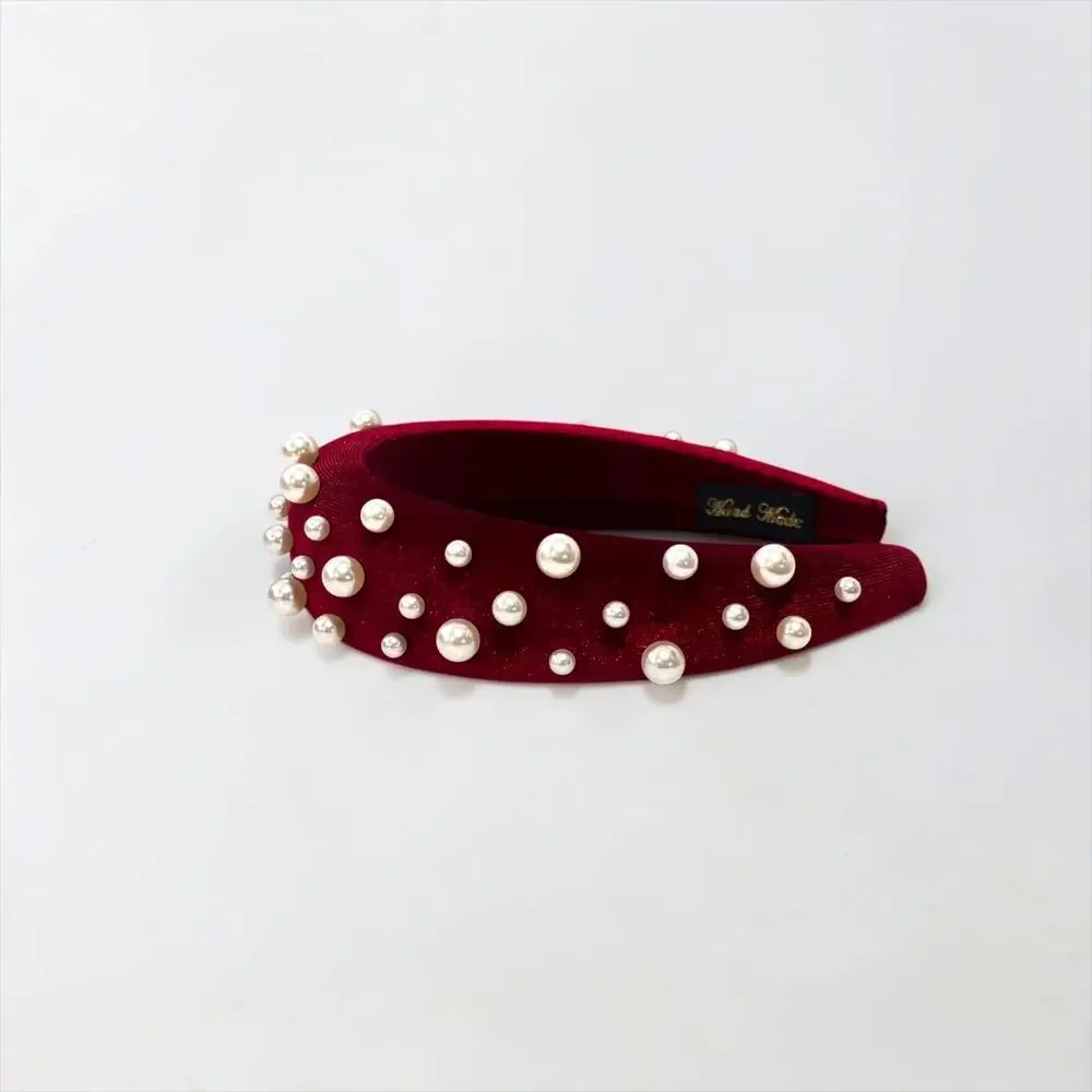 Women Elegant Pearls Headband